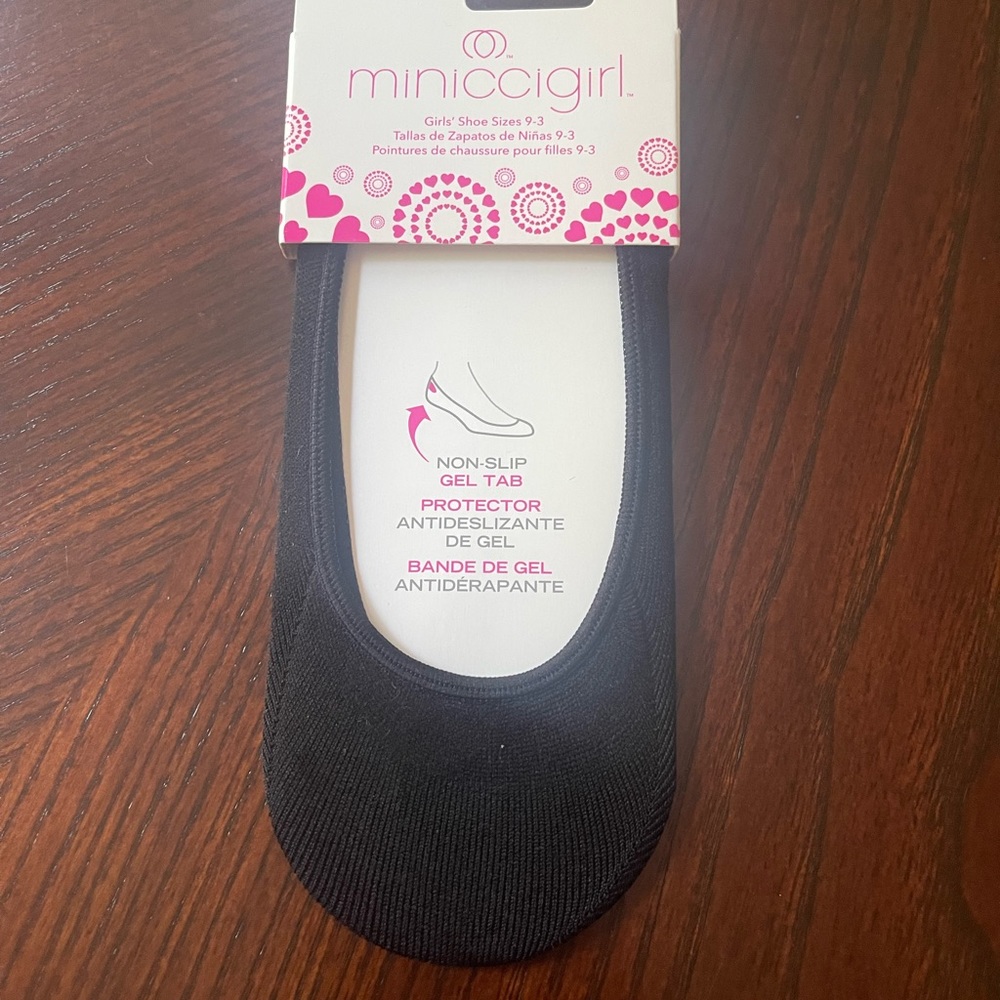Liner Socks/Ultra Low Cut w/Gel Tab/Girls/Medium/Shoe 9-3